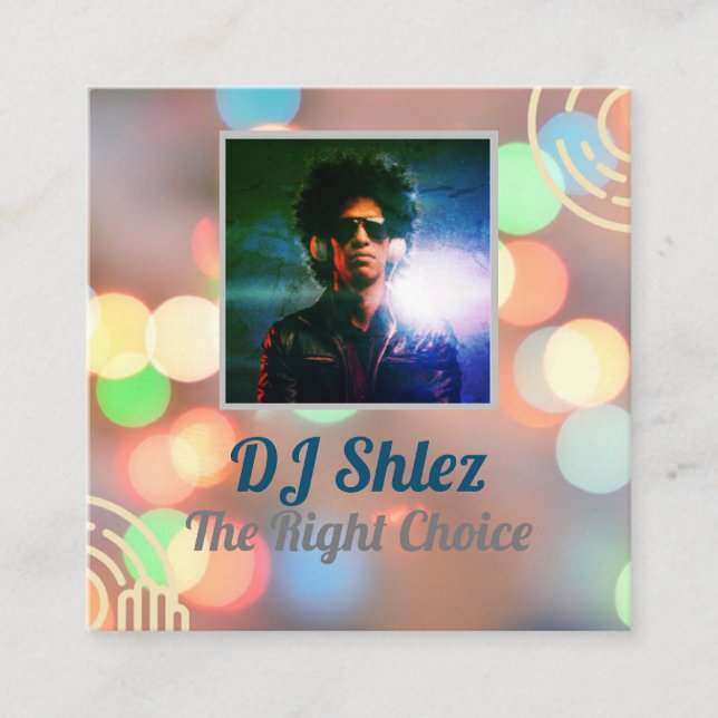 customize DJ business card  (Front)