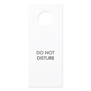 Customize Do not Disturb, Zoom Call, double sided Door Hanger