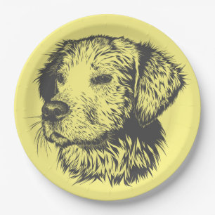 Customize Dog Paper Plates