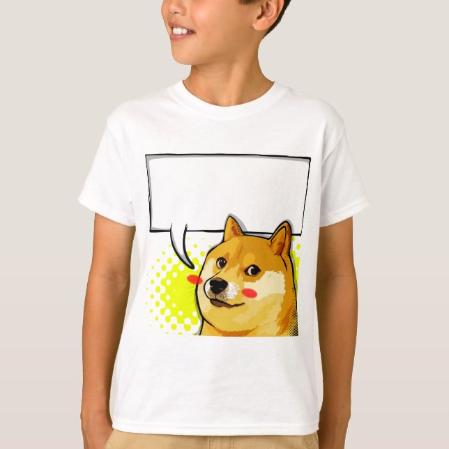 Customize Doge Meme Add Your Own Text Meme T-Shirt (Front)