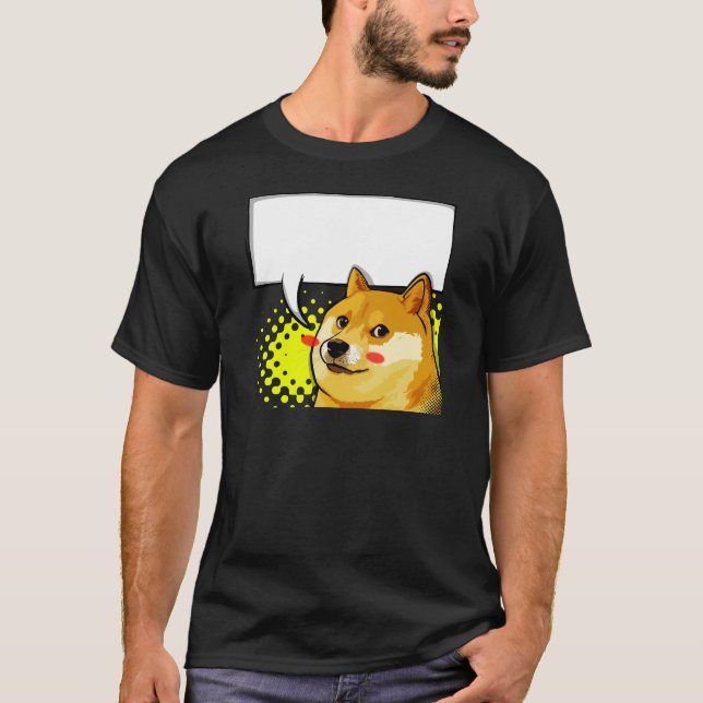Customize Doge Meme Add Your Own Text Meme T-Shirt (Front)