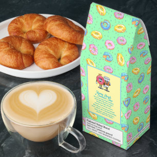 Customize Donut Shop Brand Promo Merch 3 Roasted Coffee