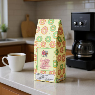 Customize Donut Shop Brand Promo Merch Roasted Coffee