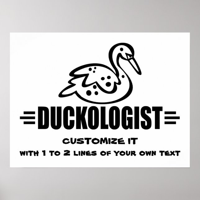 Customize Duck Poster (Front)