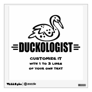 Customize Duck Wall Sticker
