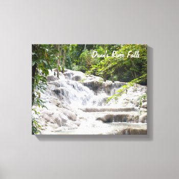 Customize Dunn’s River Falls Photo Canvas Print by Scotts_Barn at Zazzle
