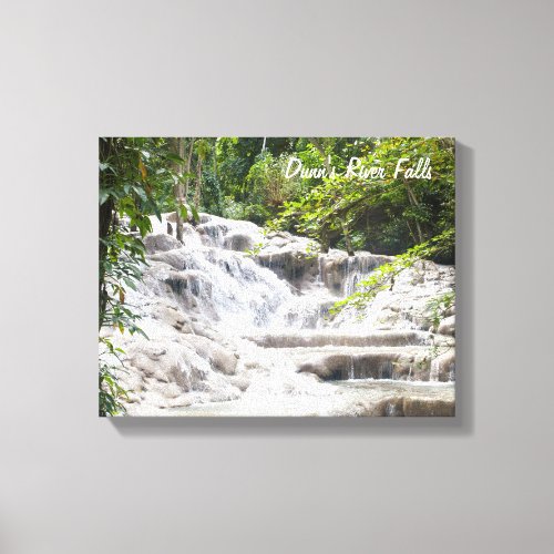 Customize Dunns River Falls photo Canvas Print