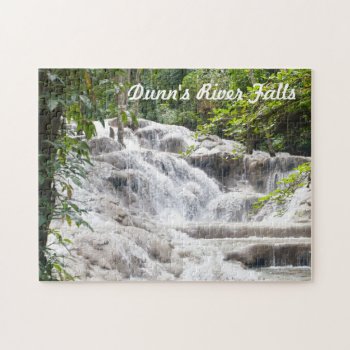 Customize Dunn’s River Falls Photo Jigsaw Puzzle by Scotts_Barn at Zazzle