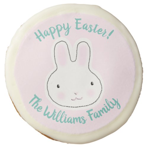 Customize Easter Bunny Gift favors name cookie