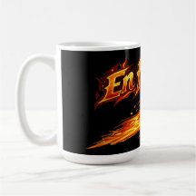 Customize "En fuego" Tennis Ball on fire.