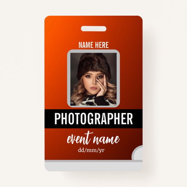 Customize events ID badges (Front)