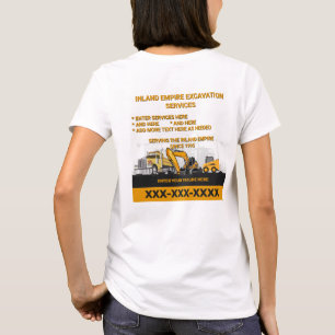 Customize Excavation General Contractor Constructi T-Shirt