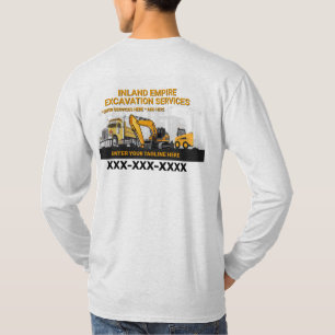 Customize Excavation General Contractor Constructi T-Shirt