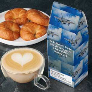 Customize F35 Military Fighter Jet Gift Color Roasted Coffee