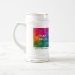 Customize Family Image Photo Business Logo Text Beer Stein<br><div class="desc">Customize Family Image Photo Business Logo Text Create Your Own Name Elegant Trendy Template Stein Magic Mug.</div>