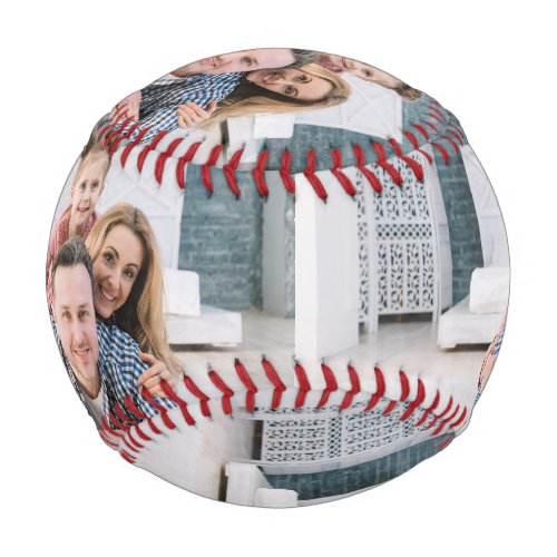 Customize family photo baseball