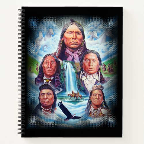 Customize Famous Native Americans Indian Chiefs Notebook