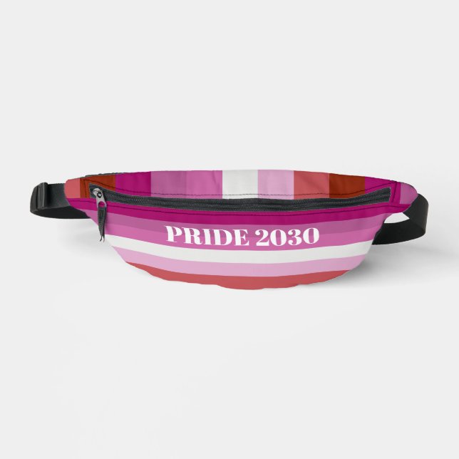 Customize Fanny Pack - Lesbian Pride  (Front)