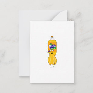 Customize fantastic, orange soda note card