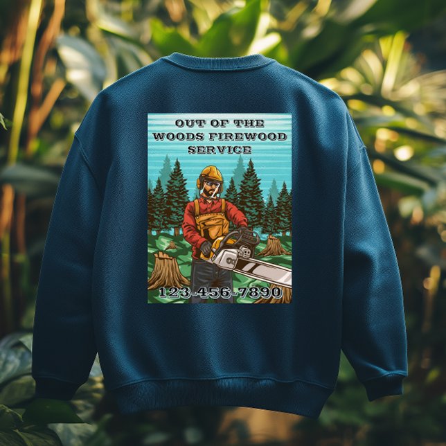 Customize Firewood Sales Business Promotional Sweatshirt (Creator Uploaded)