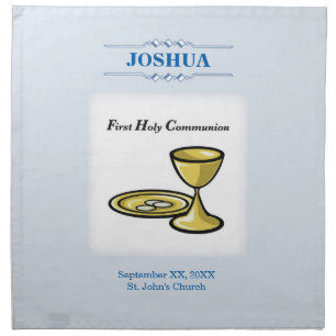 Customize, First Communion Body and Blood Napkin