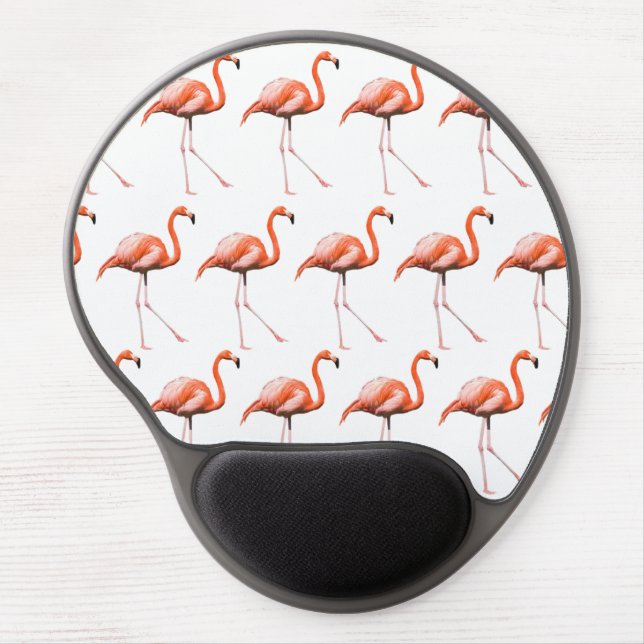 Customize Flamingos Gel Mouse Pad (Front)