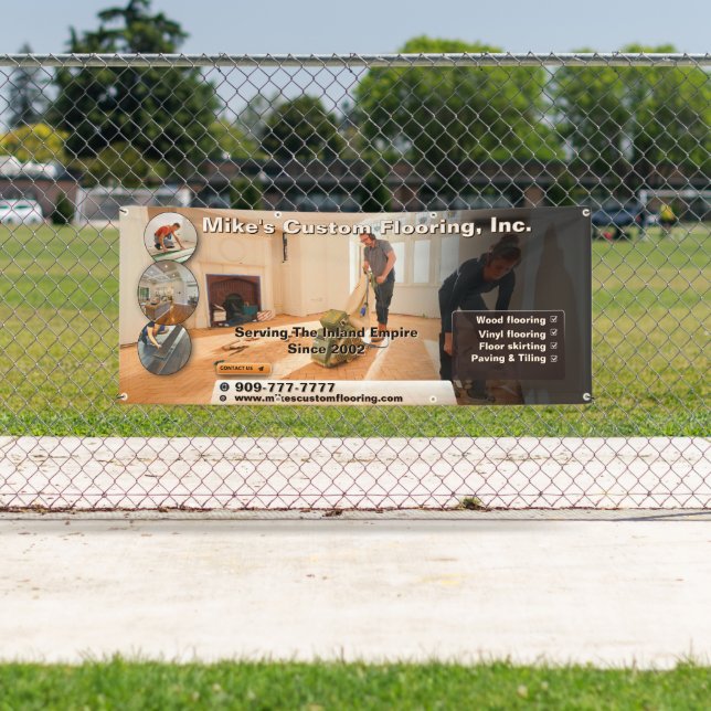 Customize Flooring Installation Contractor Promo Banner (Insitu)