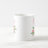 Customize Floral Bridesmaid Coffee Mug (Center)