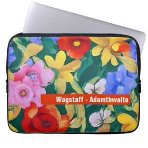 Customize Frida Kahlo Design Laptop Sleeve