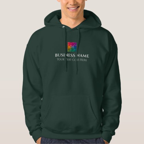 Customize Front  Back Print Company Logo Mens Hoodie