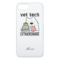Customize Fun Vet Tech Extraordinaire iPhone 7 Case