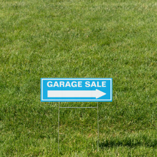 Customize Garage Yard Sale Re-Usable Street Sign