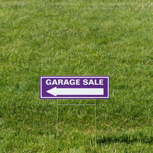 Customize Garage Yard Sale Re_Usable Street Sign