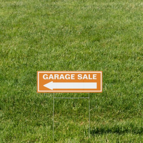 Customize Garage Yard Sale Re_Usable Street Sign