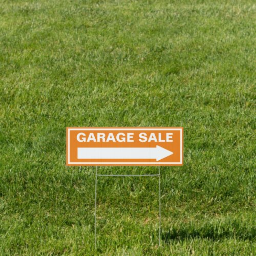 Customize Garage Yard Sale Re_Usable Street Sign