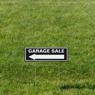Customize Garage Yard Sale Re-Usable Street Sign