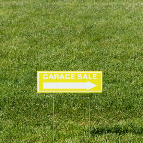 Customize Garage Yard Sale Re_Usable Street Sign