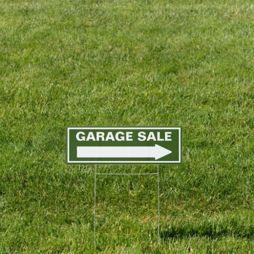 Customize Garage Yard Sale Re_Usable Street Sign