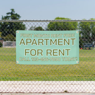 Customize Generic Apartment For Rent Lease Banner