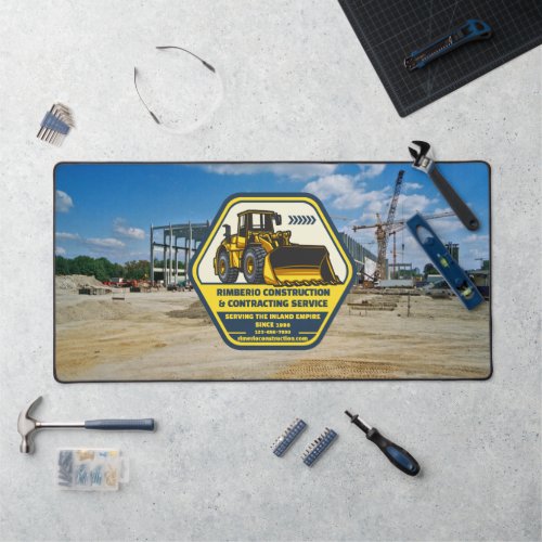 Customize Generic Construction Contracting Busines Desk Mat