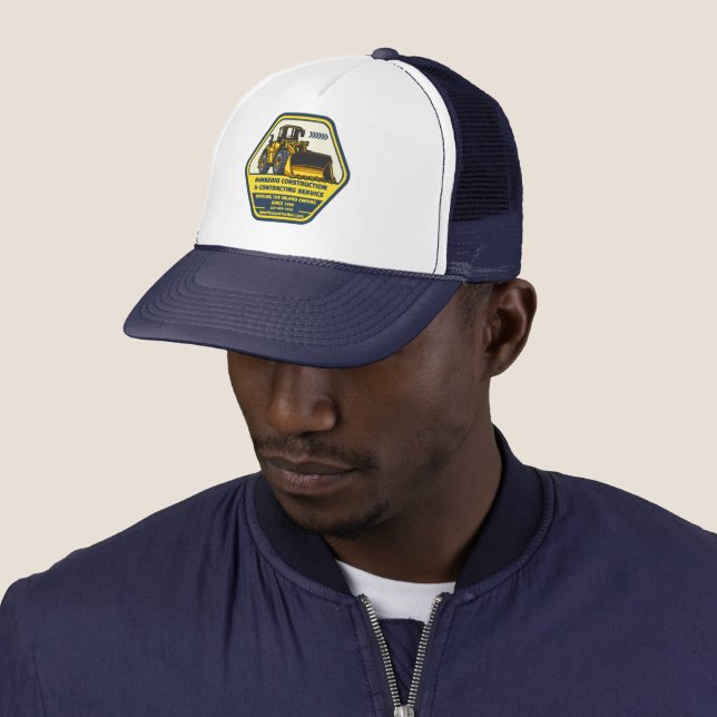 Customize Generic Construction Contracting Busines Trucker Hat (In Situ)