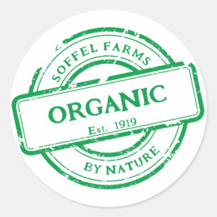 Customize Generic Farm Veggies Eggs Promo Classic Round Sticker