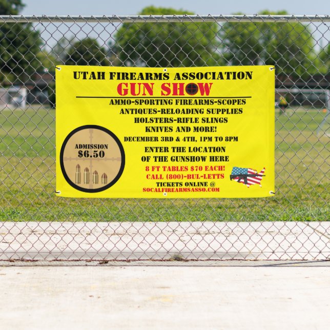 Customize Generic Gun Show Event  Detailed Icon Banner (Insitu)