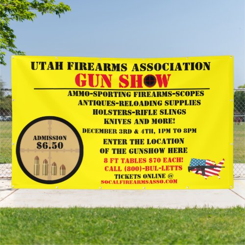 Customize Generic Gun Show Event  Detailed Icon  Banner