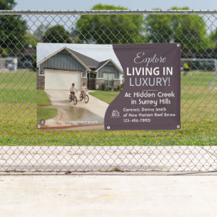 Customize Generic Home For Sale Logo Real Estate Banner