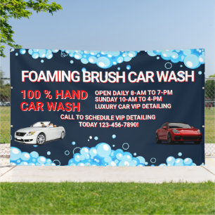 Customize Generic Large Car Wash Business Banner