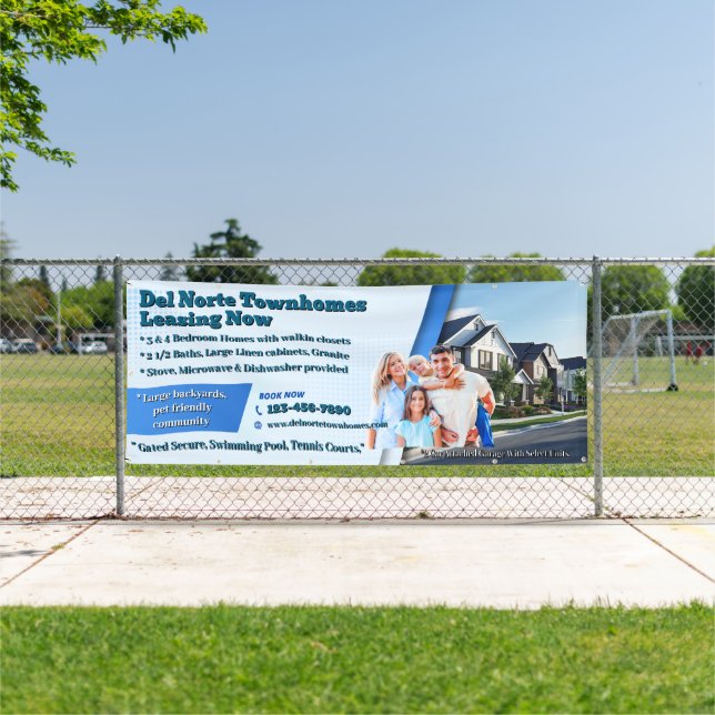 Customize Generic Leasing Townhomes Apartments  Banner (Insitu)