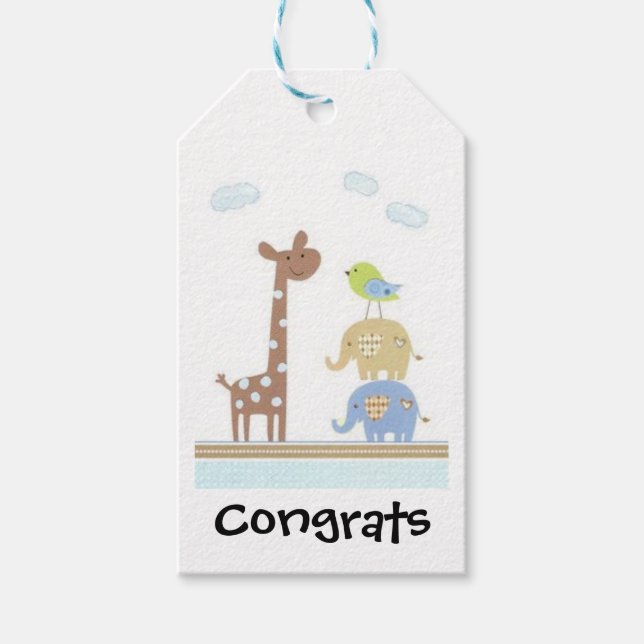 Customize Gift Tags - Congrats (Front)