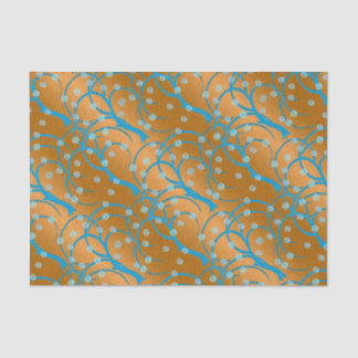 Customize Gold Jasmine Flapper Style Tissue Paper