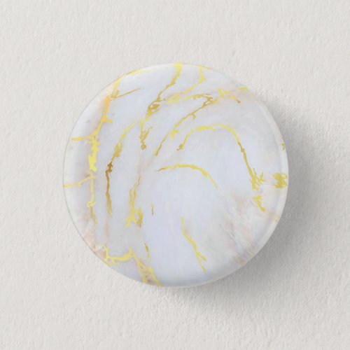 Customize Gold Marble Template Trendy Elegant Button